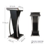 bục phát biểu gỗ