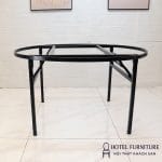 Chân bàn tròn khung thép sơn tĩnh điện