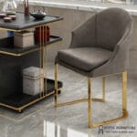 Ghế ăn khách sạn bọc đệm da cao cấp