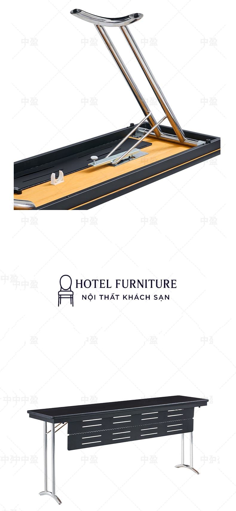 Bàn hội nghị IBM 160 tấm che Hotel Furni - 06